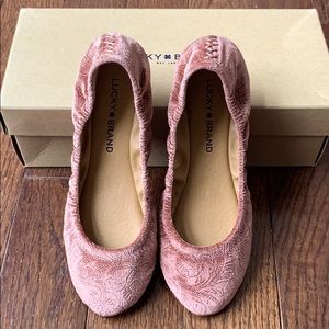 Lucky Brand Velvet Emmie Flats